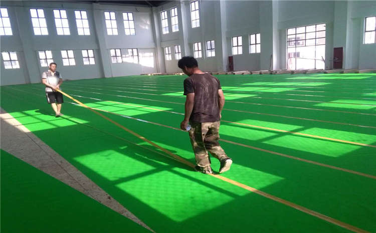 昆明柞木實木運動地板施工工藝